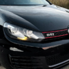 Paupières de Phares Avant Noir Brillant pour Volkswagen Golf 6