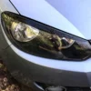 Paupières de Phares Avant Noir Brillant pour Volkswagen Golf 6